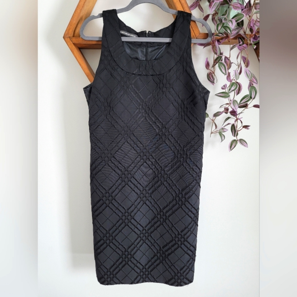 Joans wear black bodycon dress